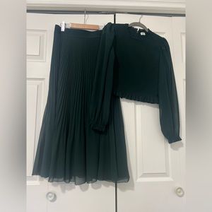 Wilfred Tempest Blouse L and Twirl Midi Skirt XL